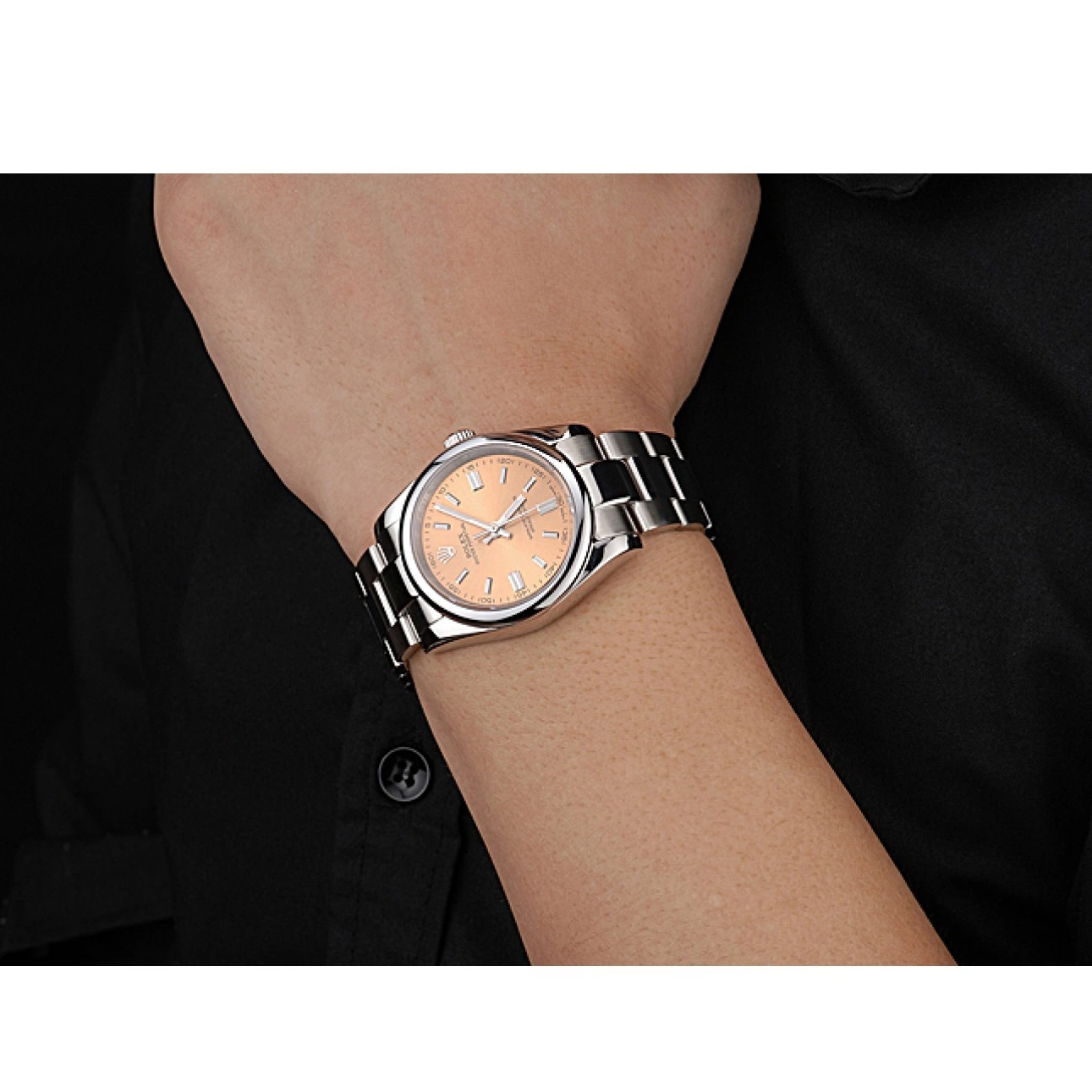 Best AAA Replica Sites Stainless DateJust Oyster Steel Perpetual Steel Rolex Bracelet Champagne Stainless 622639 Case Dial 0814
